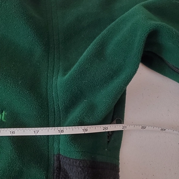 Marmot Women's Small Fleece Jacket Green Black - Picture 6 of 15